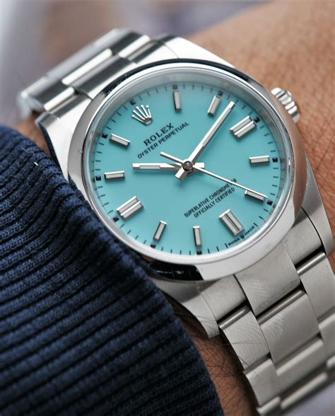 Rolex tiffany blue dial